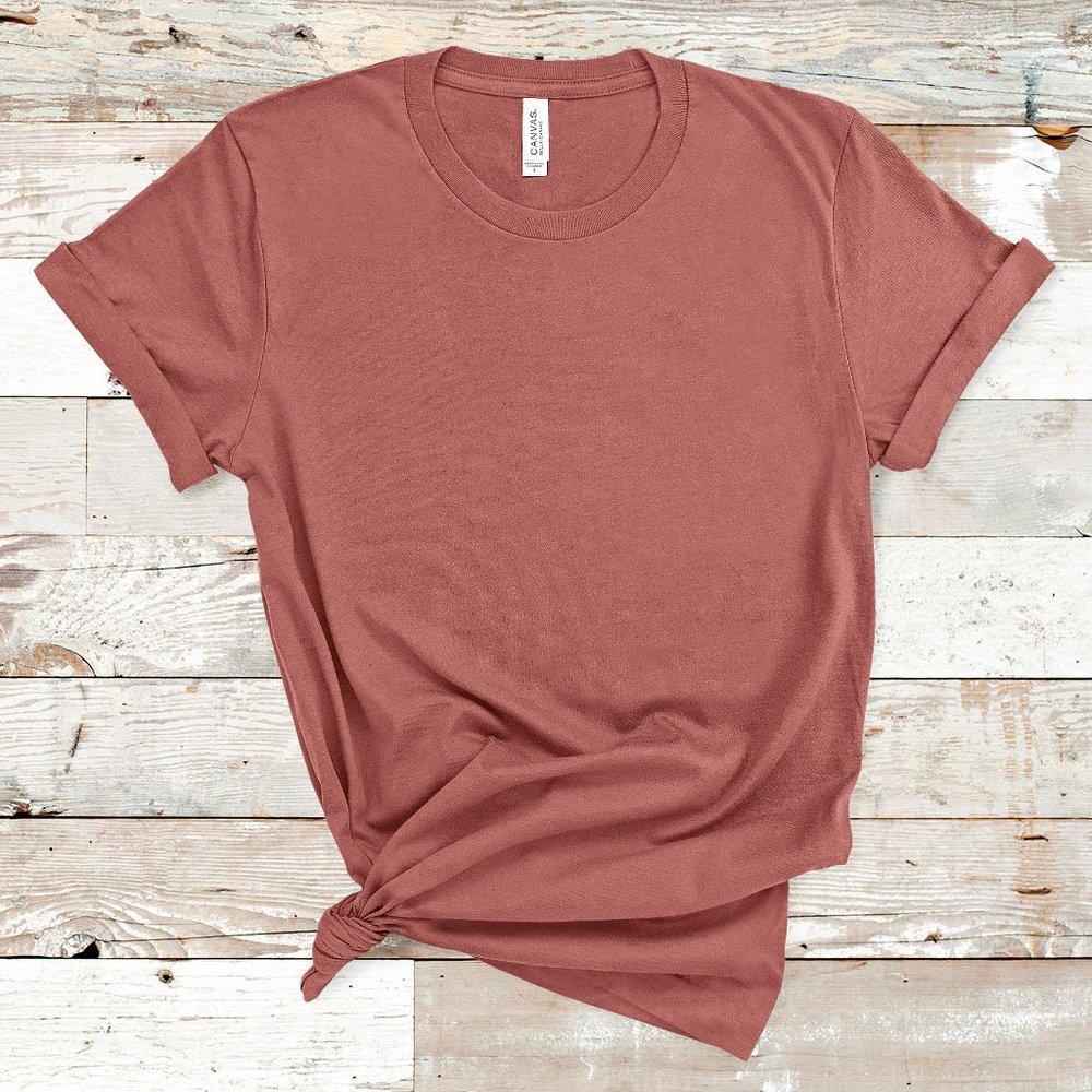 **BRAND NEW**  Plus Size Bella Canvas Heather Mauve Tshirt